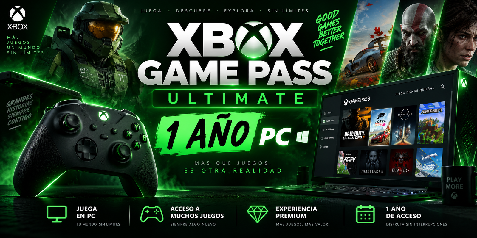 Xbox Game Pass Ultimate 12M